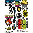 PLANCHE DE STICKERS YCF 2013