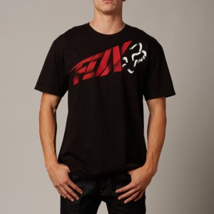 TEE SHIRT FOX RACING RIPTIDE NOIR