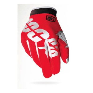 GANTS 100% ITRACK ROUGE