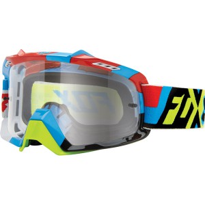 MASQUE FOX RACING AIR SPACE DIVIZION BLEU/JAUNE  