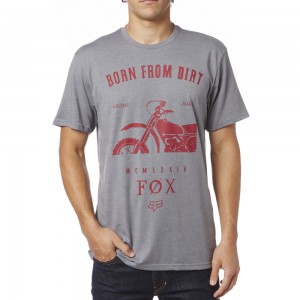 TEE SHIRT FOX RACING WICKEN GRIS