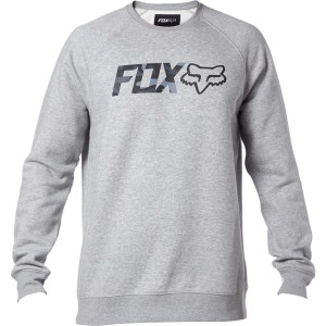 SWEAT SHIRT FOX RACING LEGACY CREW GRIS