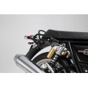 SACOCHE LATÉRALE DROITE NOIR/MARRON LEGEND GEAR SW-MOTECH ROYAL ENFIELD TWIN 650