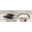 ÉCHAPPEMENT SCALVINI RACING TWIN BLACK EDITION YCF BIGY