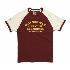 T-SHIRT RAGLAN ROUGE ROYAL ENFIELD