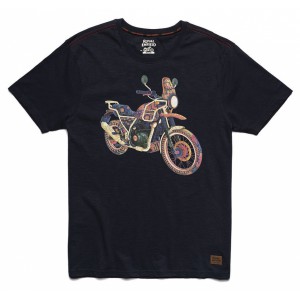 T-SHIRT HIMALAYAN BLEU ROYAL ENFIELD