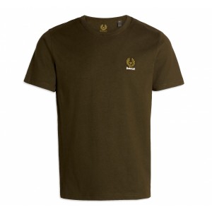 T-SHIRT BELSTAFF 120TH OLIVE ROYAL ENFIELD