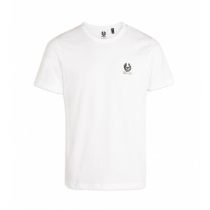 T-SHIRT BELSTAFF 120TH BLANC ROYAL ENFIELD